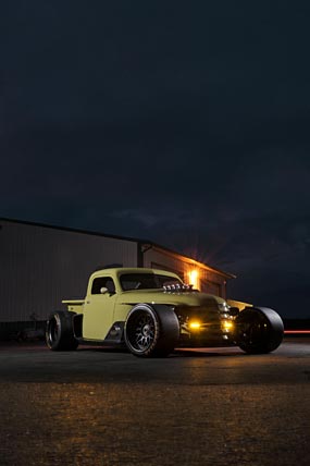 1948 Ringbrothers Chevrolet Super Truck Enyo phone wallpaper thumbnail.