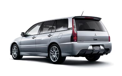 2005 Mitsubishi Lancer Evolution IX Wagon wallpaper thumbnail.