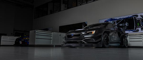 2024 Subaru WRX Project Midnight Concept super ultrawide wallpaper thumbnail.