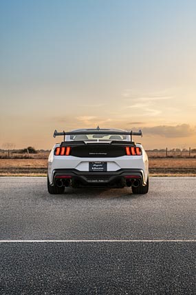 2025 Hennessey Super Venom Mustang Dark Horse phone wallpaper thumbnail.